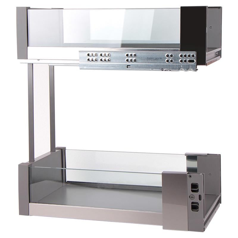 Карго скло Vibo Essence 300 мм Графіт (EGTGM30B2EVGFO)