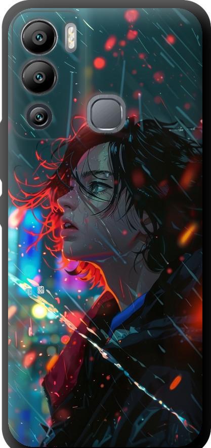 Чехол на Infinix Hot 12i Ночные огни (6096b-2863-42517)
