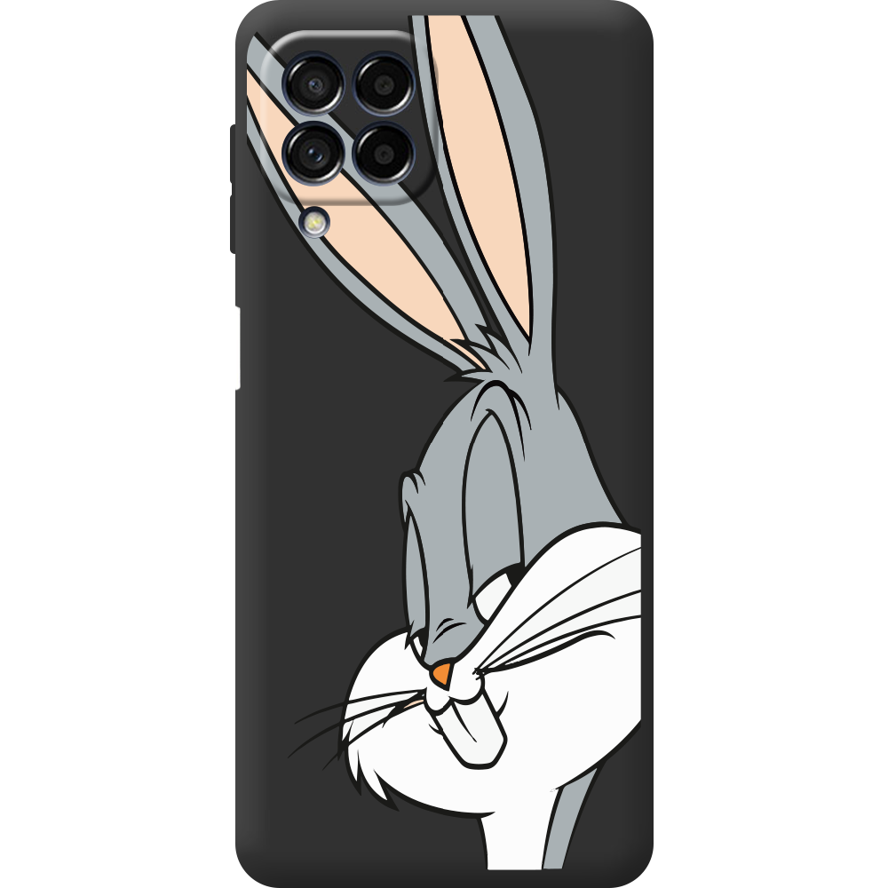 Чехол BoxFace Samsung Galaxy M53 5G (M536) Lucky Rabbit Черный силикон (44473-bk81-44483)
