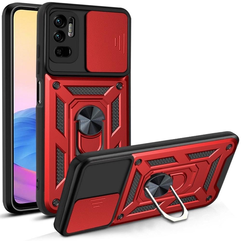 Чехол с защитой камеры 3DGuard Xiaomi Poco M3 Pro 5G Red (33875-2D)