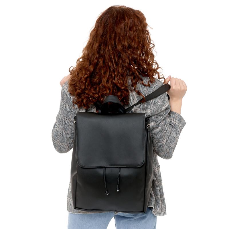 Рюкзак женский Sambag Loft LA 38x28x18 см Черный - фото 3 Рюкзак женский Sambag Loft LA 38x28x18 см Черный - фото 3