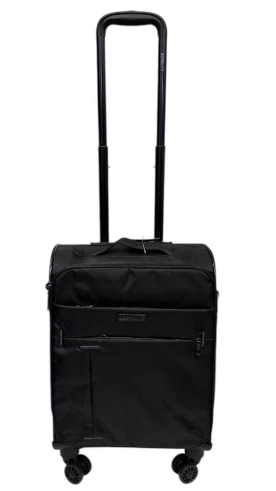 Валіза маленька ручна поклажа Bordlite JB2068 поліестер S Чорний - фото 2 Валіза маленька ручна поклажа Bordlite JB2068 поліестер S Чорний - фото 2