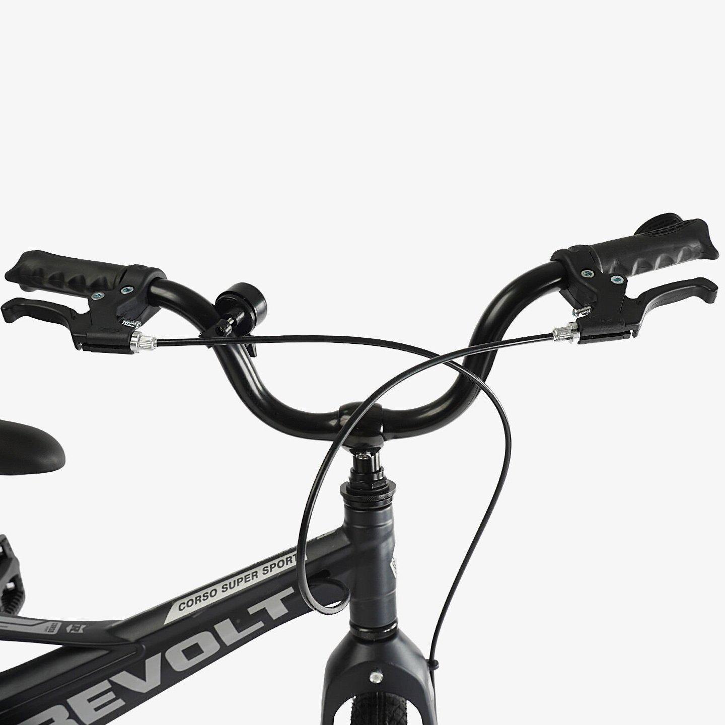 Велосипед двоколісний Corso Revolt 16" дитячий магнієвий Чорний - фото 7 Велосипед двоколісний Corso Revolt 16" дитячий магнієвий Чорний - фото 7