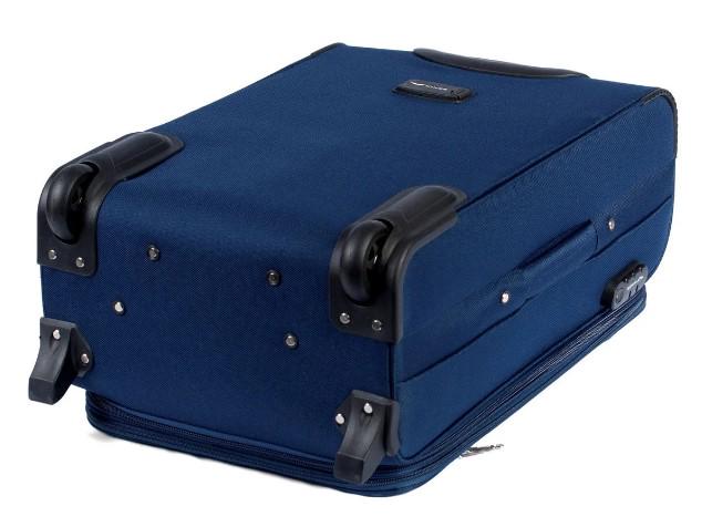 Валіза текстильна Wings 1708 M на 2 колесах Блакитний (CETKNWI1708MS2GOL) - фото 4