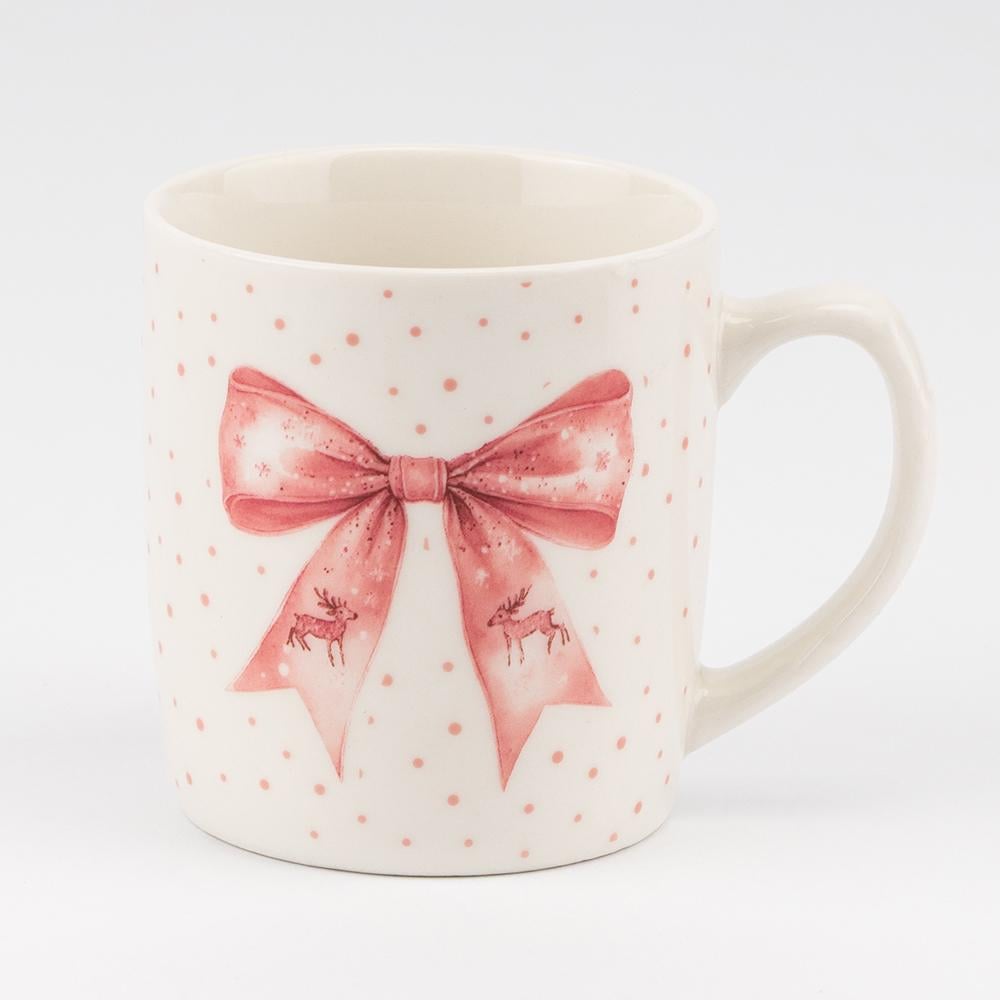 Чашка с ложечкой Розовый бантик 200 мл (9250-008) - фото 1 Чашка с ложечкой Розовый бантик 200 мл (9250-008) - фото 1