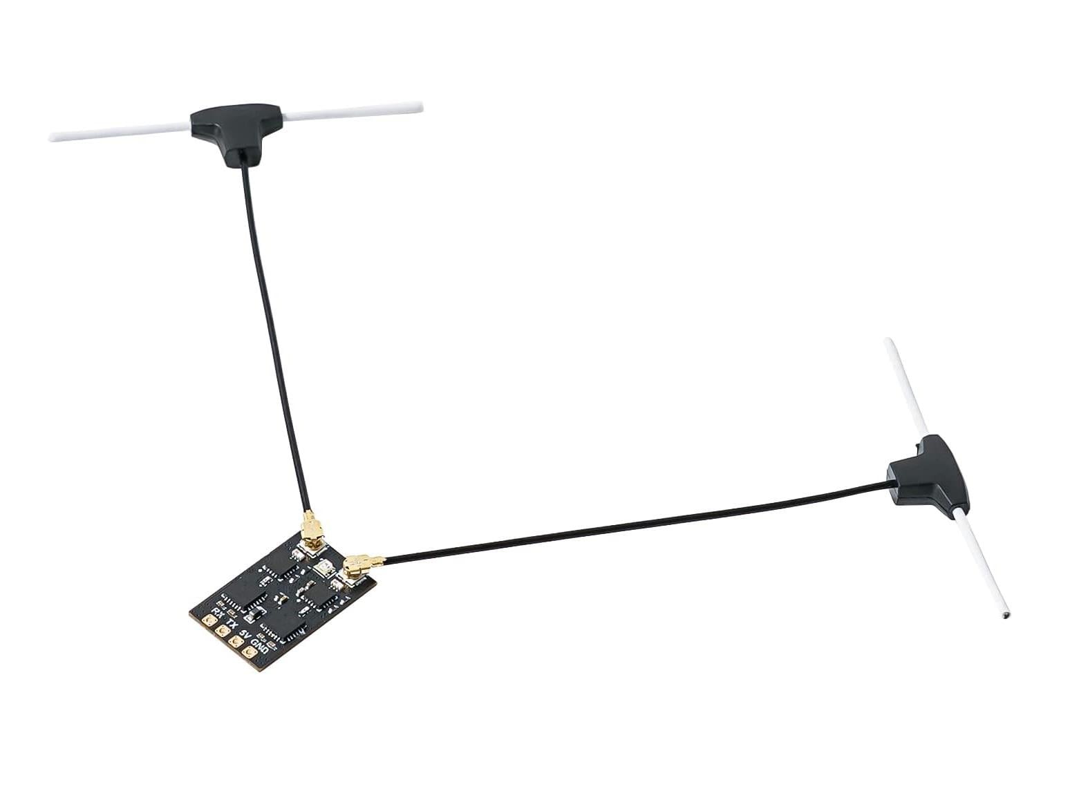 Приймач керування ELRS 2,4GHz BetaFPV SuperD Diversity 2х Т-антени для FPV дронів (00-00026778)