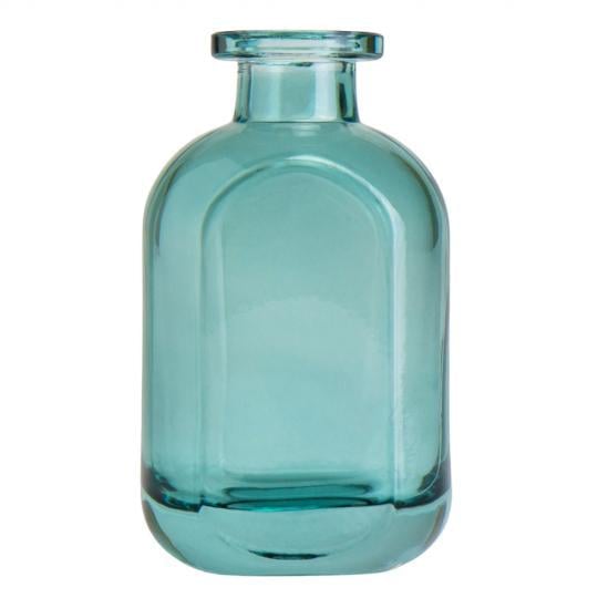 Ваза стеклянная Elisey Мальва 12 см Бирюзовый (9029-002)