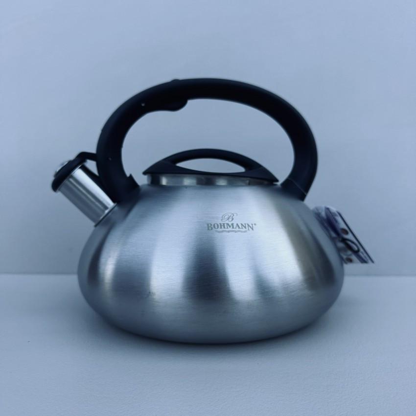 Чайник зі свистком Bohmann BH-9975 із нержавіючої сталі 3 л (2707016564) - фото 4 Чайник зі свистком Bohmann BH-9975 із нержавіючої сталі 3 л (2707016564) - фото 4