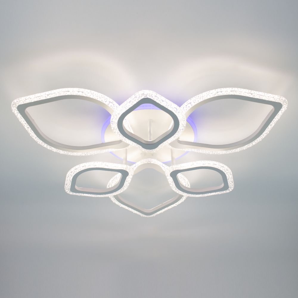 Люстра светодиодная ESLLSE AZALIA ICE RGB 7R 100 Вт Белый (10133-2)