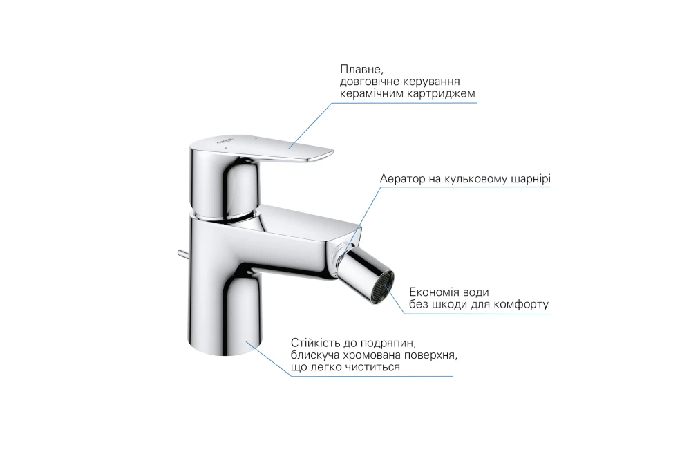 Змішувач для біде Grohe QuickFix StartEdge 23345001 (374062) - фото 2