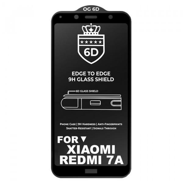 Защитное стекло 6D для Redmi 7A противоударное Защитное стекло 6D для Redmi 7A противоударное