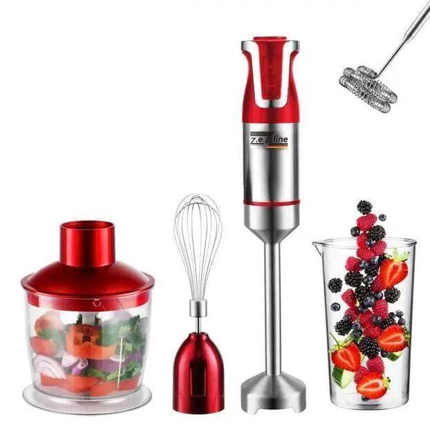Блендер погружной ZepLine ZP-074 5в1 Красный (2666600310) Блендер погружной ZepLine ZP-074 5в1 Красный (2666600310)