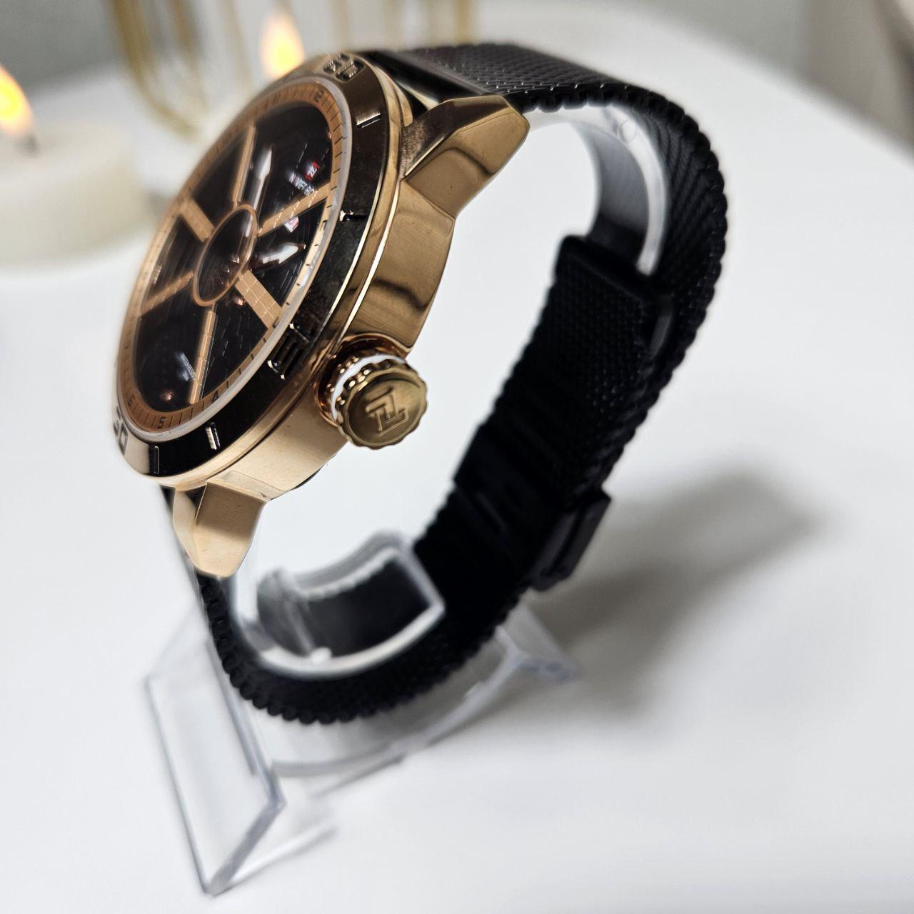 Наручные часы мужские NaviForce NF9155 Black/Cuprum (3100) - фото 2 Наручные часы мужские NaviForce NF9155 Black/Cuprum (3100) - фото 2