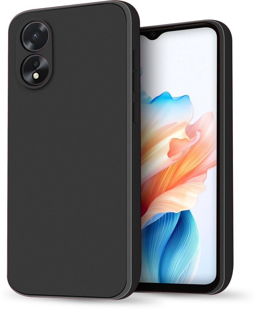 Силіконовий чохол HardCorner OPPO A38 (з мікрофіброю) Black (34422-2B)