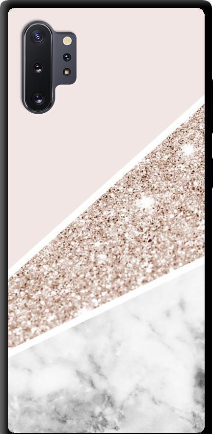 Чехол на Samsung Galaxy Note 10 Plus Пастельный мрамор (4342b-1756-42517)