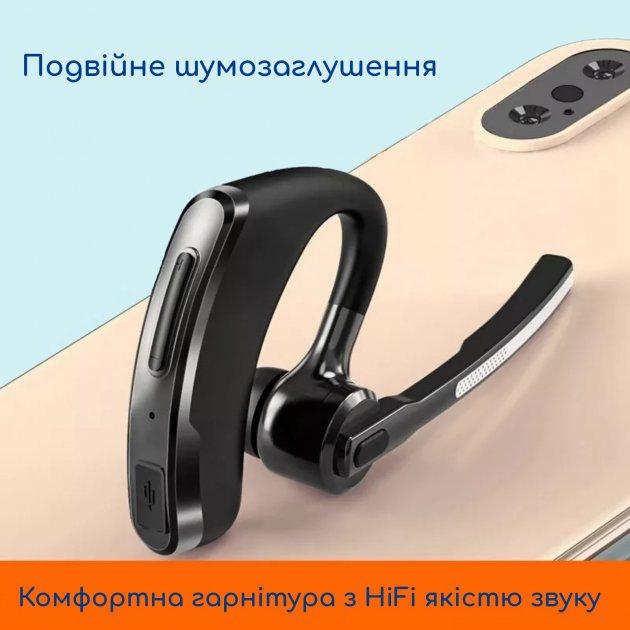 Гарнитура Bluetooth Xicami P8C чорний c активным шумоподавлением (11288523) - фото 2