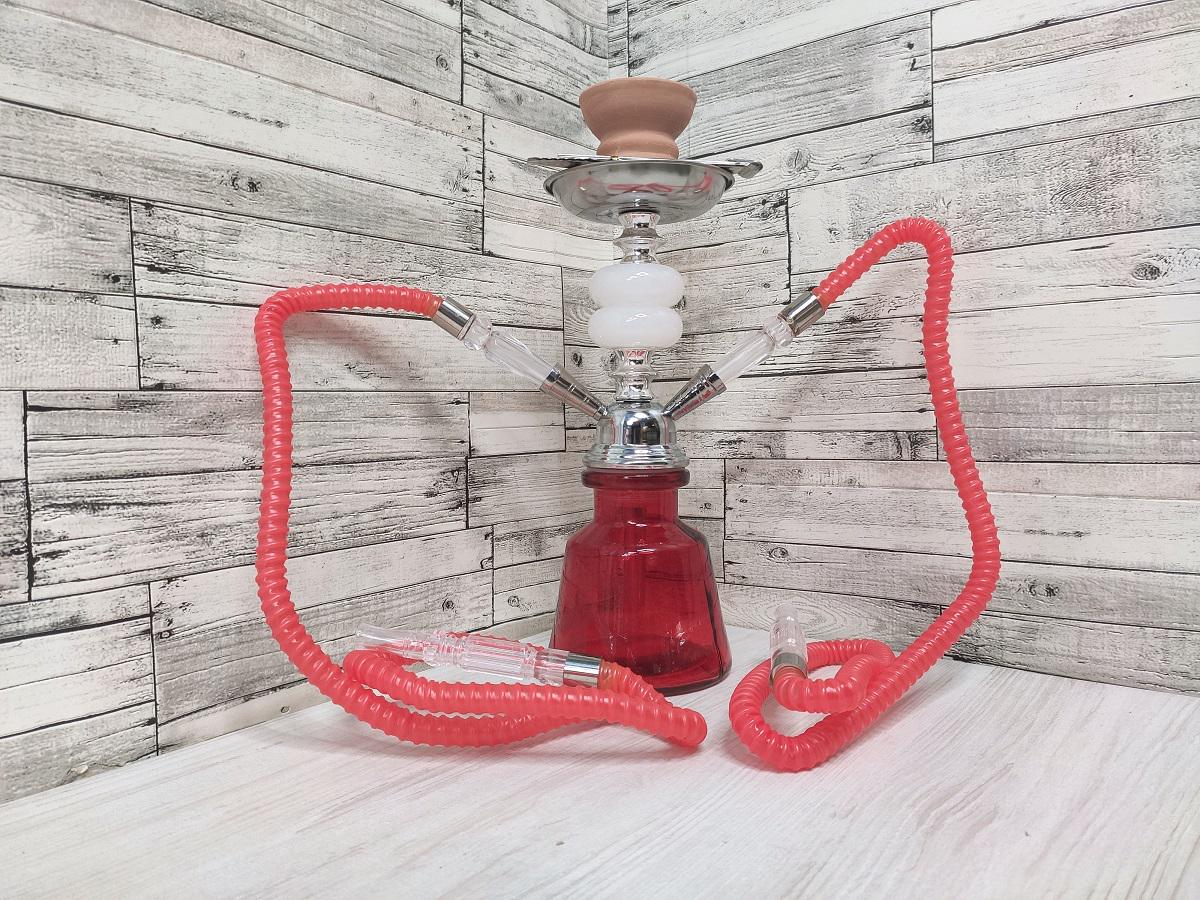 Кальян Hookah Ediz 30 см на 2 персоны Red