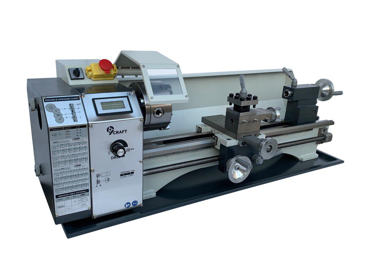 Токарный станок по металлу 9craft DBL210 850W 210х600 беcщеточный