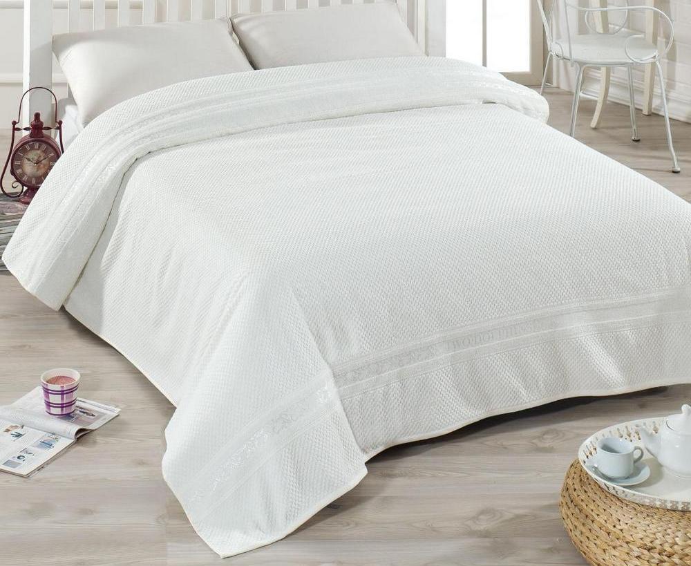 Простынь махровая Two Dolphins 160х220 см Ecru (CN15061)