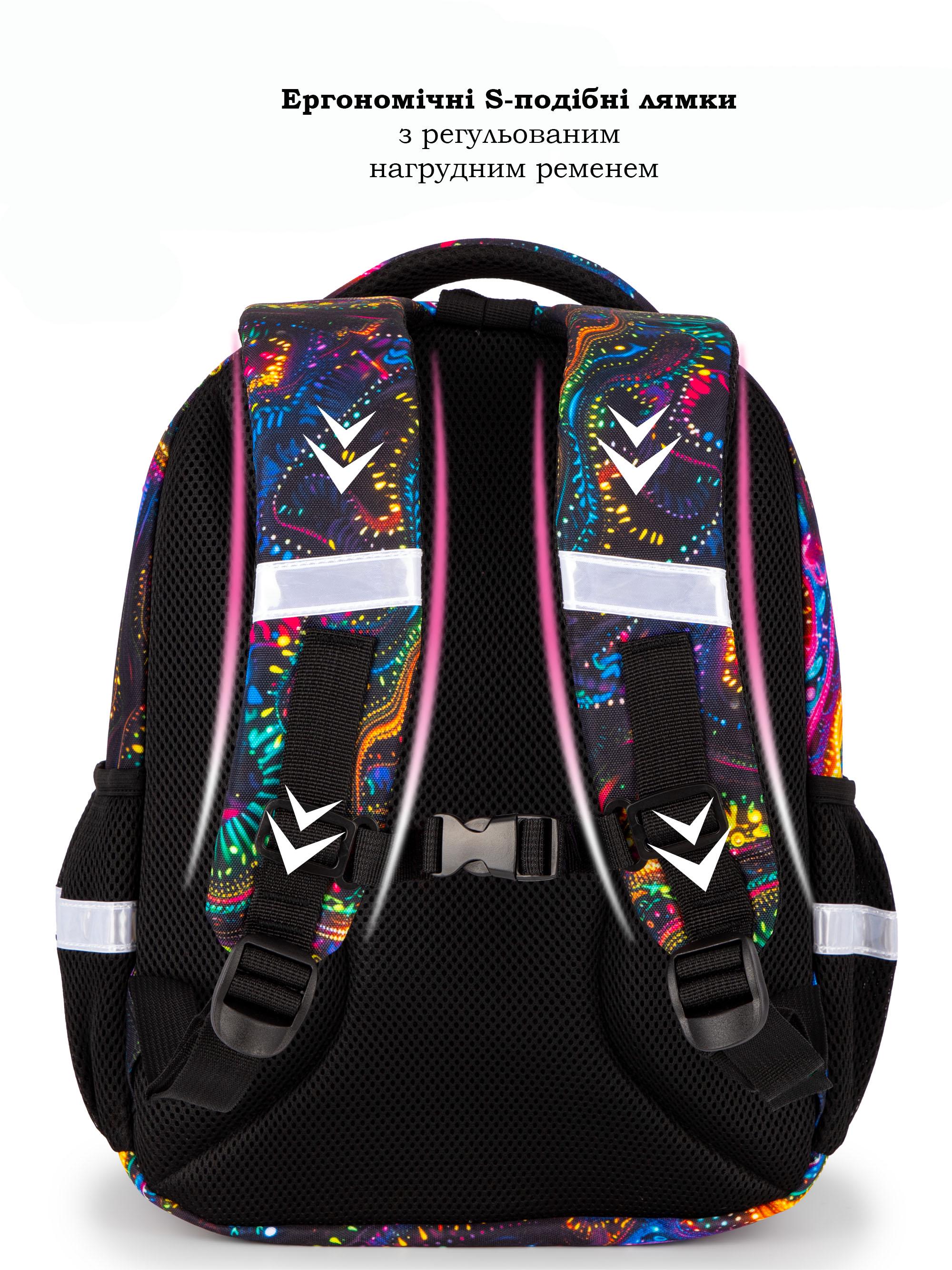 Школьный набор для девочки School Standard Кот 6в1 для младших классов ортопедический 38х30х18 см (170-52) - фото 6