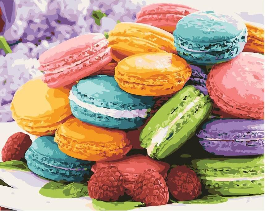 Картина по номерам Brushme Изысканный десерт 40x50 см без коробки (BK-GX21678)