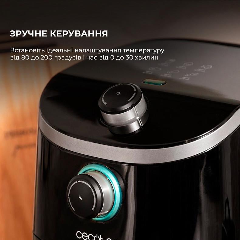 Мультипіч CECOTEC Cecofry Compact 2000 Чорний (8435484049818) - фото 7