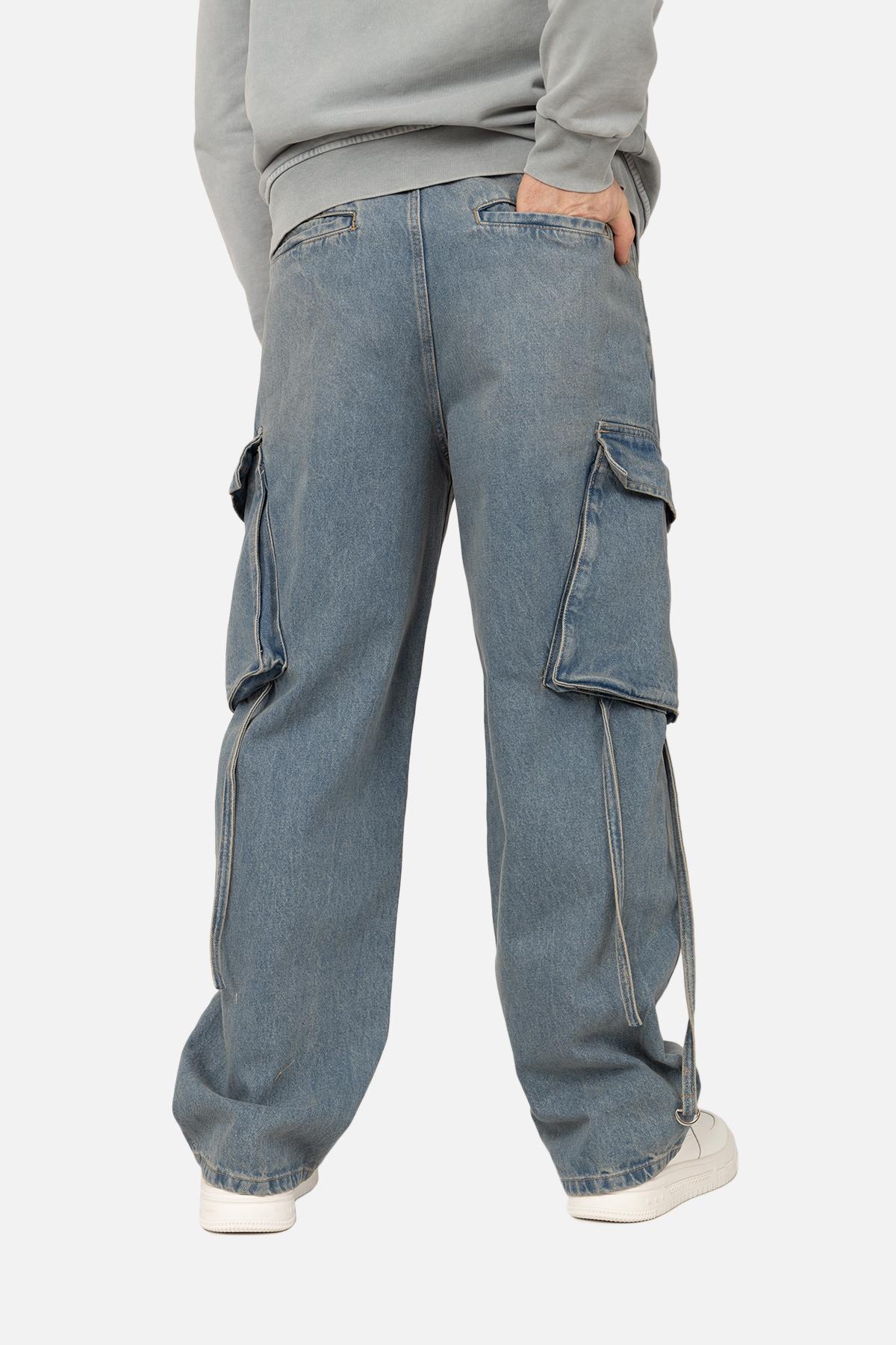 Джинсы мужские Baggy ЦБ-00270112 W31 Голубой (SKT001045483) - фото 5 Джинсы мужские Baggy ЦБ-00270112 W31 Голубой (SKT001045483) - фото 5