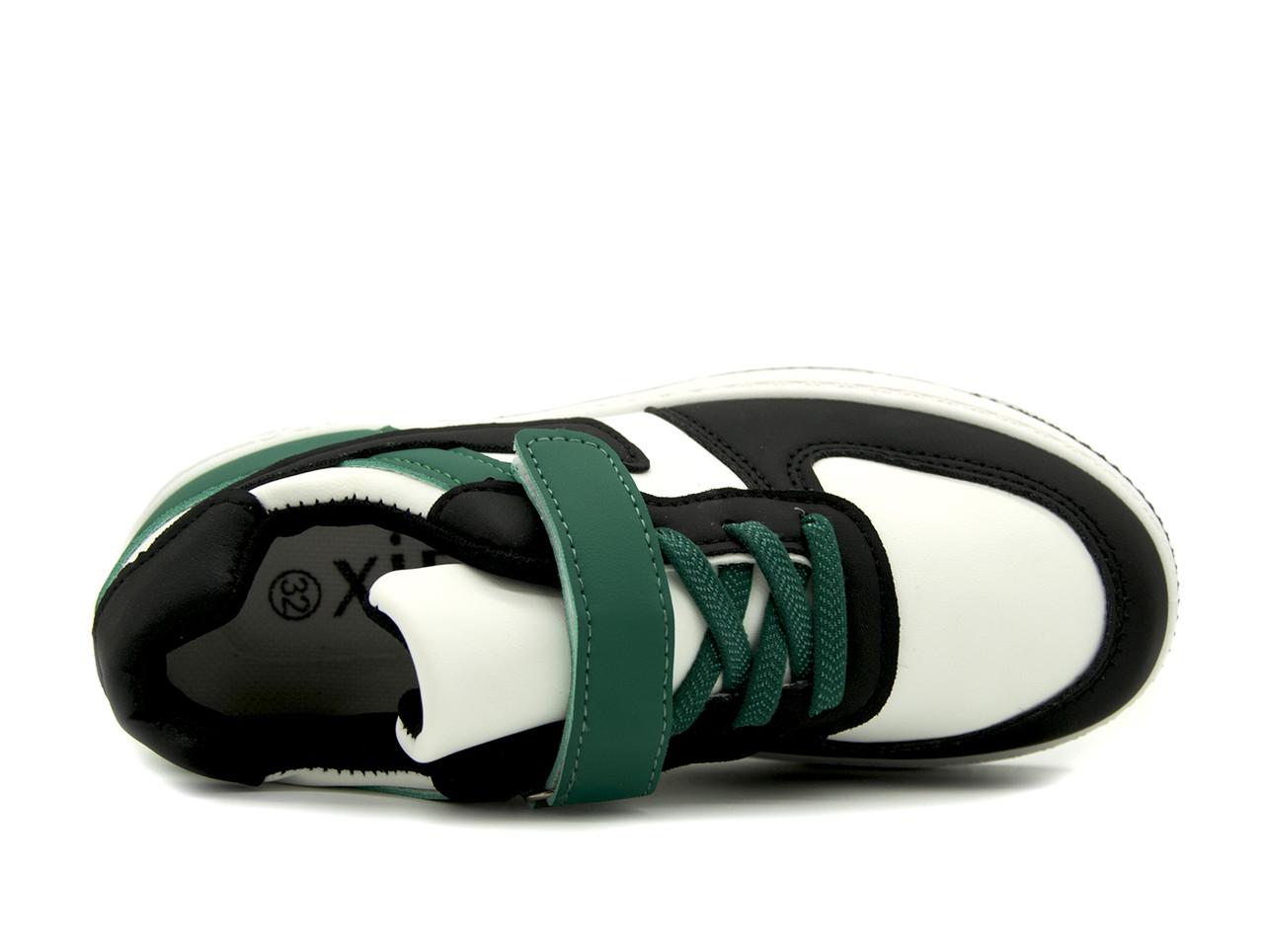 Кросівки для хлопчика Xifa 536-008 розмір 32/20,5 см Білий із зеленим (2485999140) - фото 6
