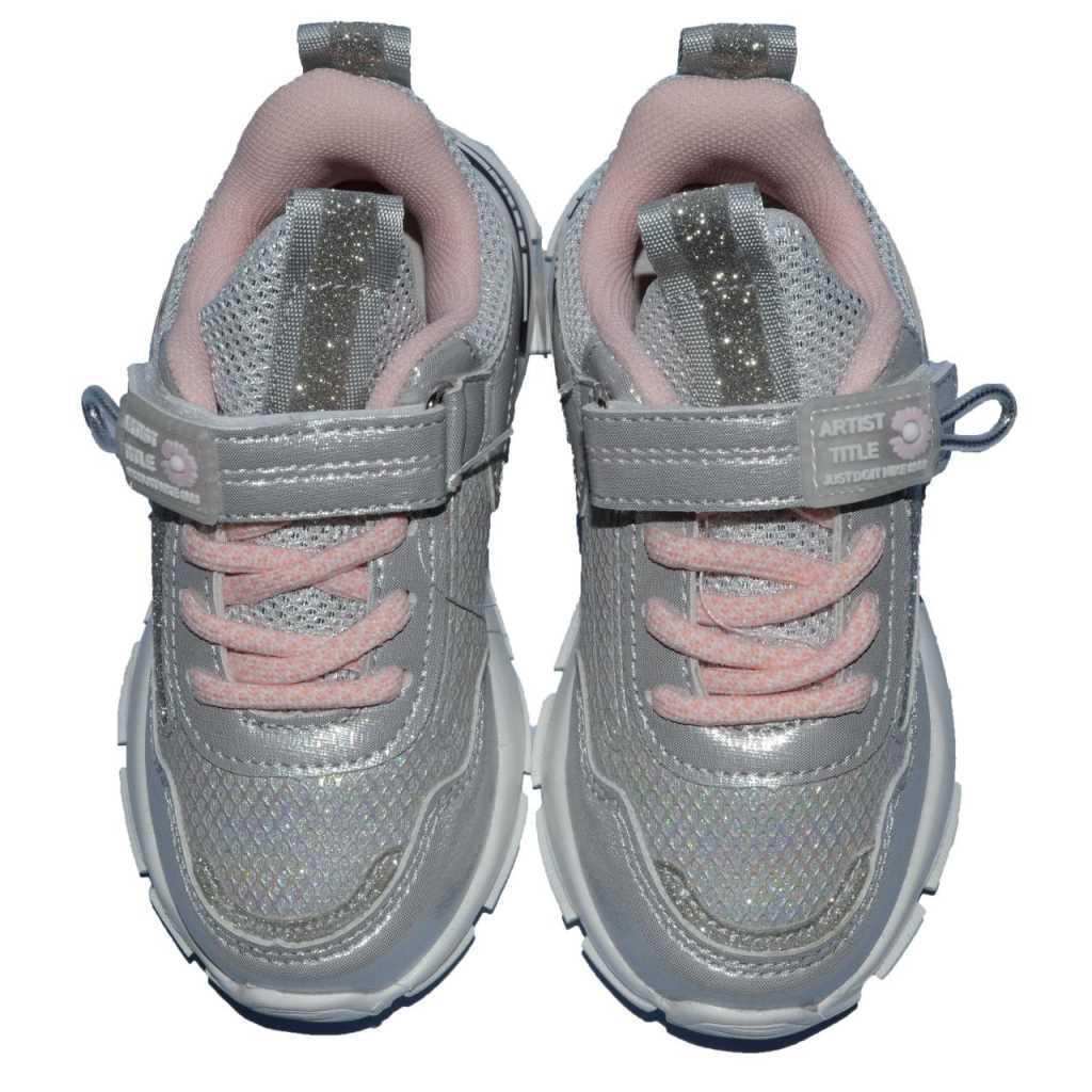 Кроссовки повседневные Bessky В582-4А р. 24 15,5 см Silver/Pink (107-58-24) - фото 4 Кроссовки повседневные Bessky В582-4А р. 24 15,5 см Silver/Pink (107-58-24) - фото 4