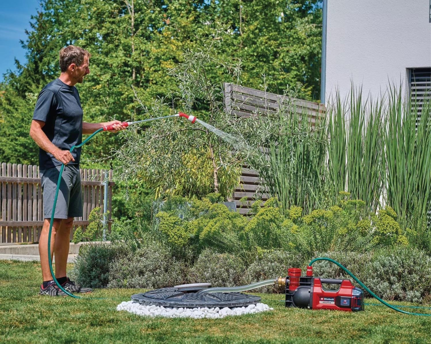 Насос садовий поверхневий Einhell Aquinna 4180410 акумуляторний 36 Вт 3,8 м³/ч Hmax 37 м (233268) - фото 2