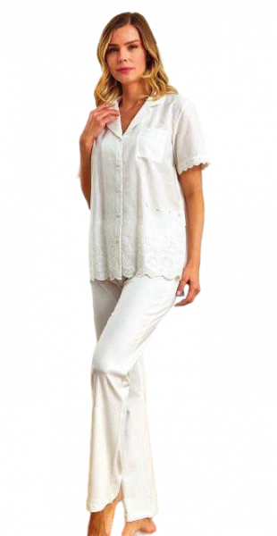 Комплект женский Aqua кофта/штаны р. 38 White