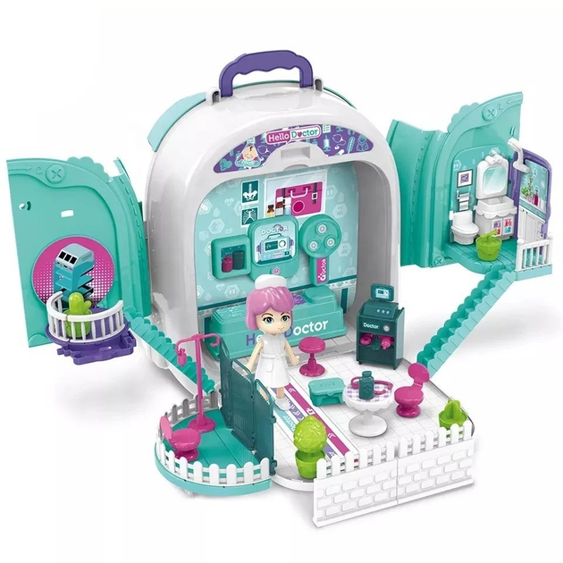 Детский набор врача 3в1 в чемодане (008-995A) Детский набор врача 3в1 в чемодане (008-995A)