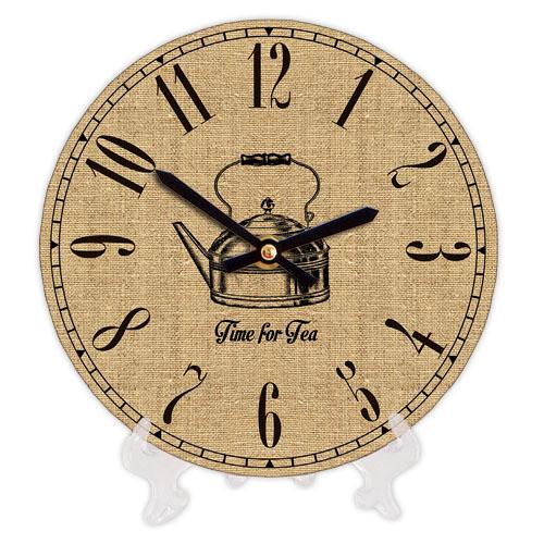 Часы настенные круглые Presentville Чайник 18 см (CH18 P 15S143)