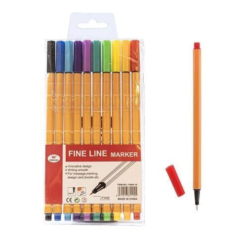 Ручки капиллярные Fine Line 10 шт. (WW00413ST)