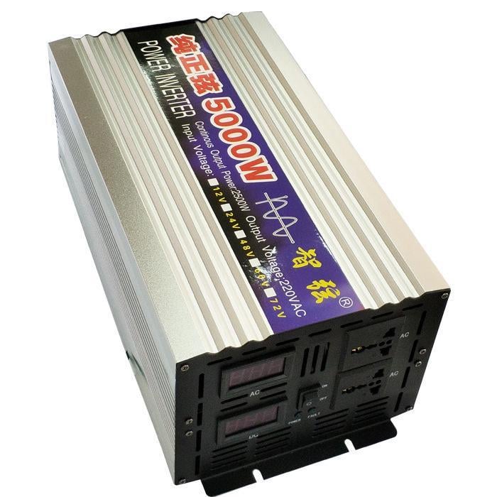 Інвертор чистий синус з 12V на 220V 5000W - фото 1