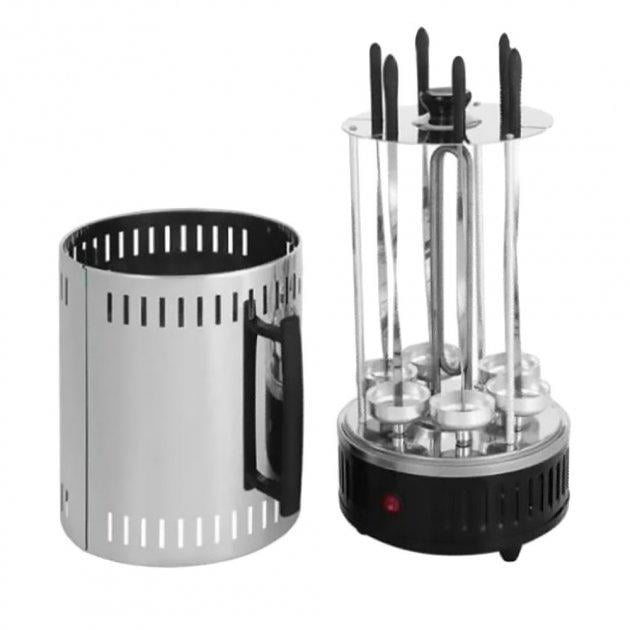 Електрошашличниця Rainberg RB-8612 на 6 шампурів 3200 Вт (24345899) - фото 4 Електрошашличниця Rainberg RB-8612 на 6 шампурів 3200 Вт (24345899) - фото 4