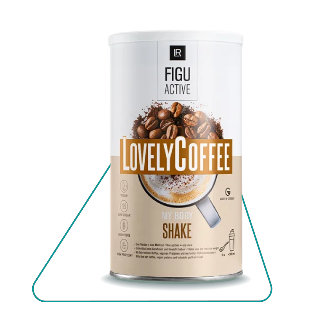 Растворимый коктейль для контроля веса со вкусом кофе Lovely Coffee LR Figu Active 496 г (81242) - фото 2