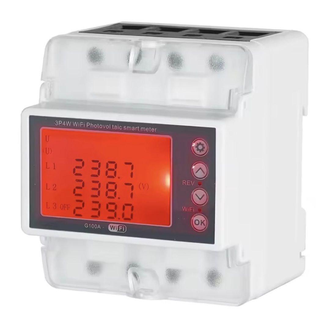 Счетчик энергии трехфазный Tuya WiFi Smart