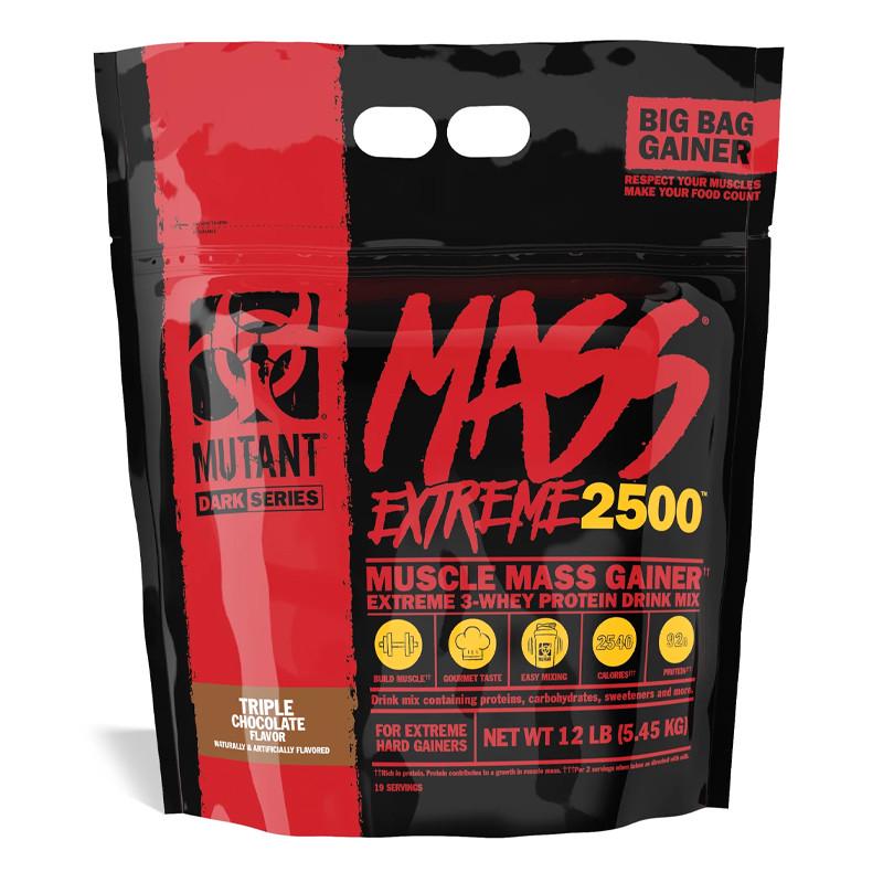 Гейнер высокоуглеводный Mutant Mass Extreme 2500 Тройной шоколад 5,45 кг (21021-01)