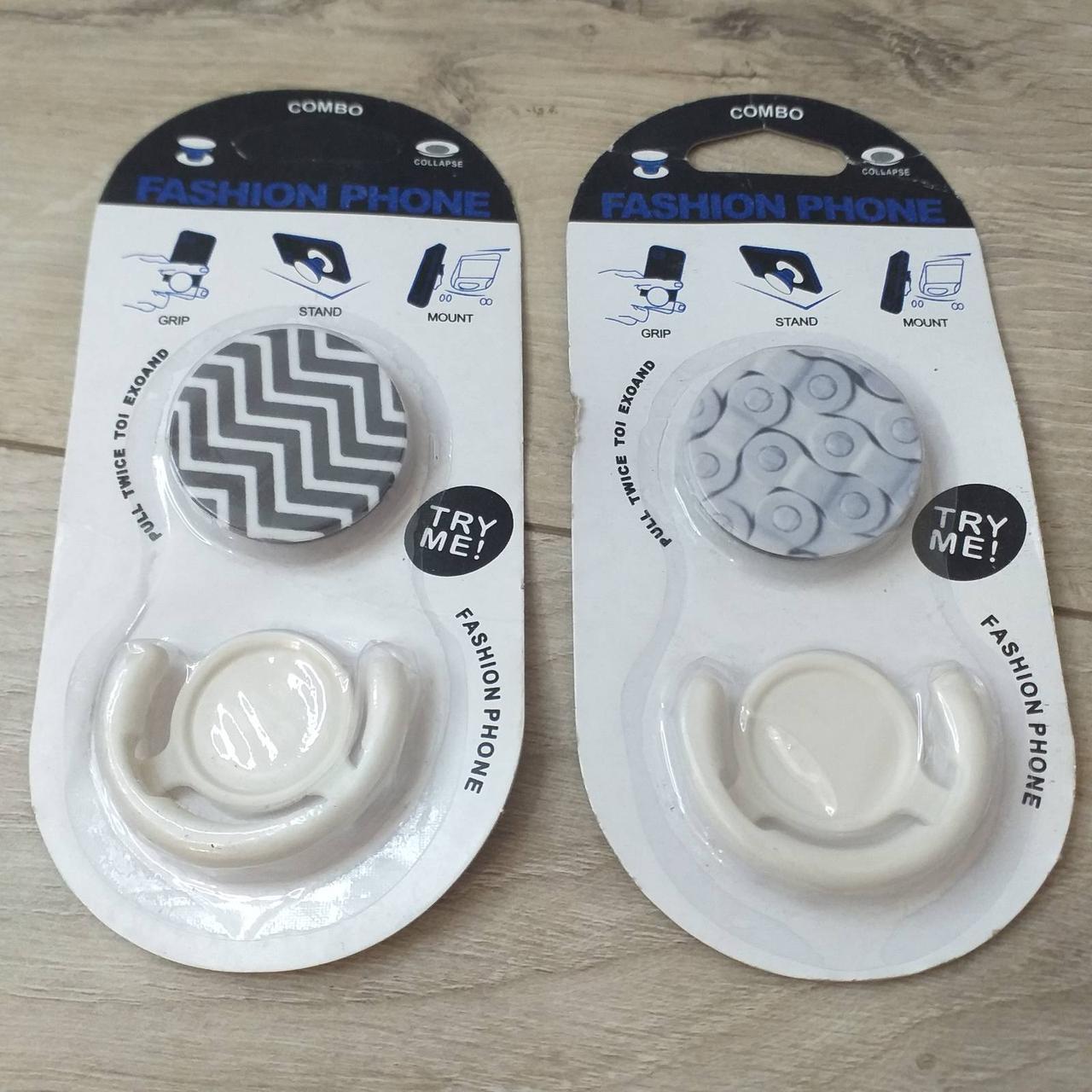 Попсокет держатель Fashion для 3D Combo 2 шт./1 уп. (KG-10565) Попсокет держатель Fashion для 3D Combo 2 шт./1 уп. (KG-10565)