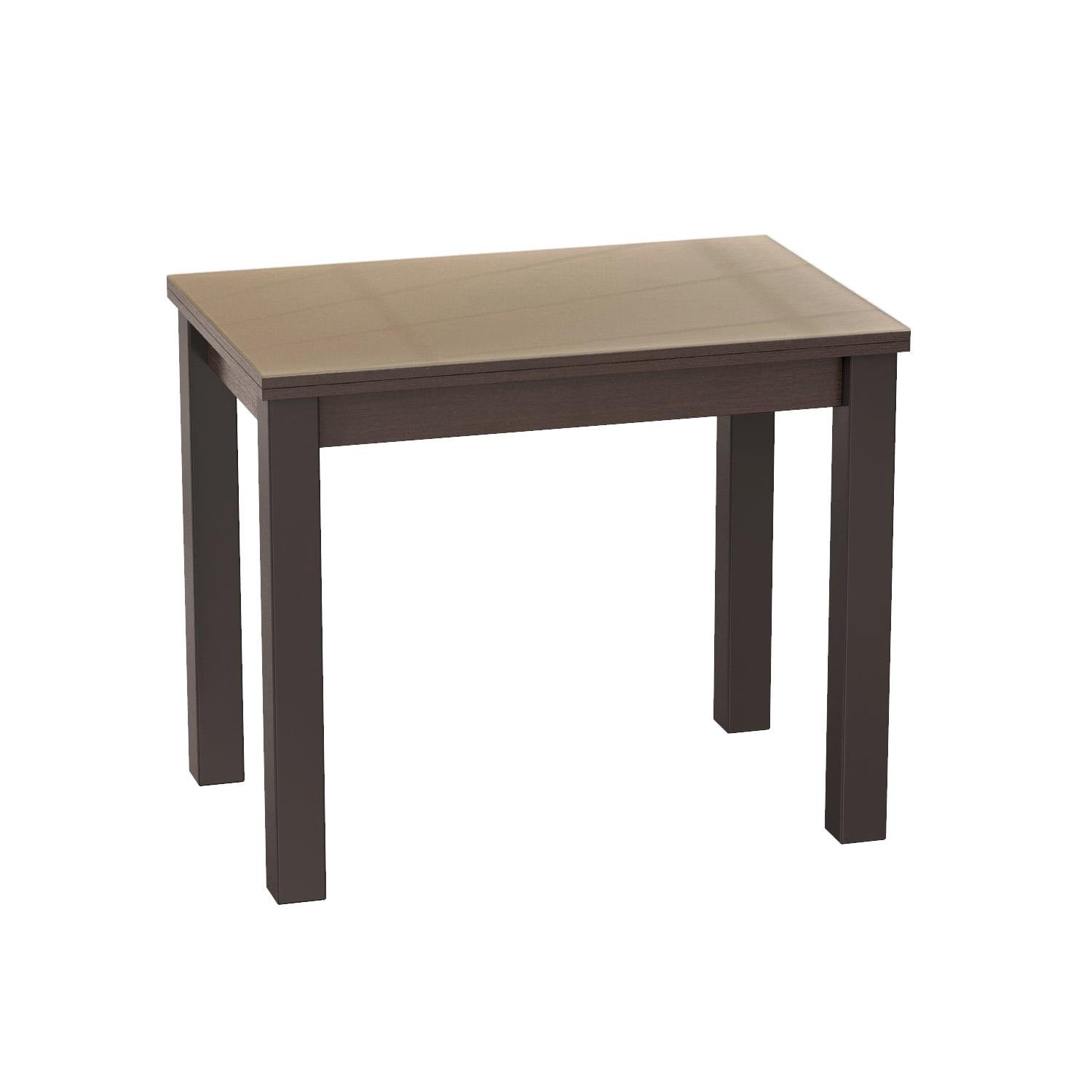 Обеденный стол-трансформер Dinner Glass 900x750x600 мм Венге/Светло-бежевое стекло (GATB16050500204) Обеденный стол-трансформер Dinner Glass 900x750x600 мм Венге/Светло-бежевое стекло (GATB16050500204)