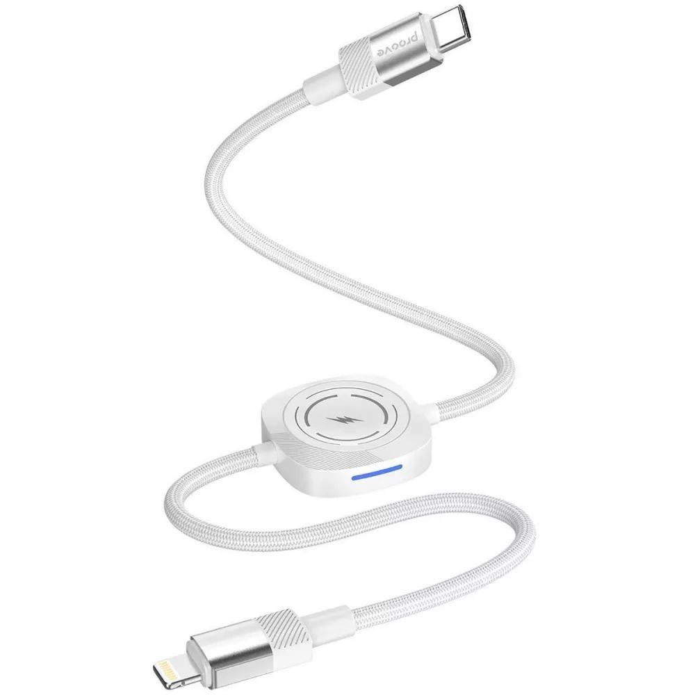 Кабель Proove Multi Charging Type-C to Lightning 27W 1 м White (636e35ae) Кабель Proove Multi Charging Type-C to Lightning 27W 1 м White (636e35ae)