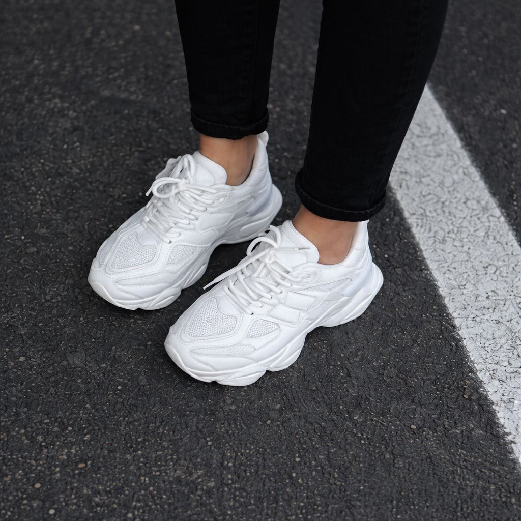 Кроссовки женские кожаные р. 40 Белый (А0025-8 40)