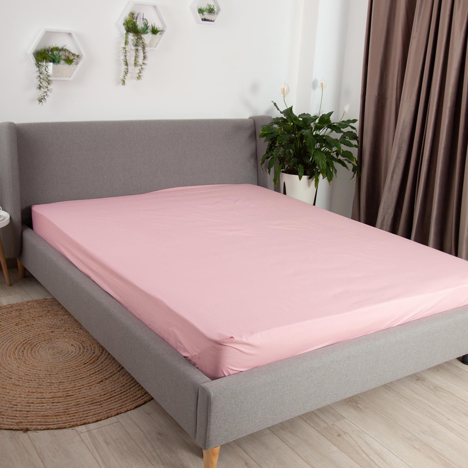 Простирадло з гумкою ТЕП Натхнення 200х200 см Рожевий (2-04019_30364) - фото 1 Простирадло з гумкою ТЕП Натхнення 200х200 см Рожевий (2-04019_30364) - фото 1