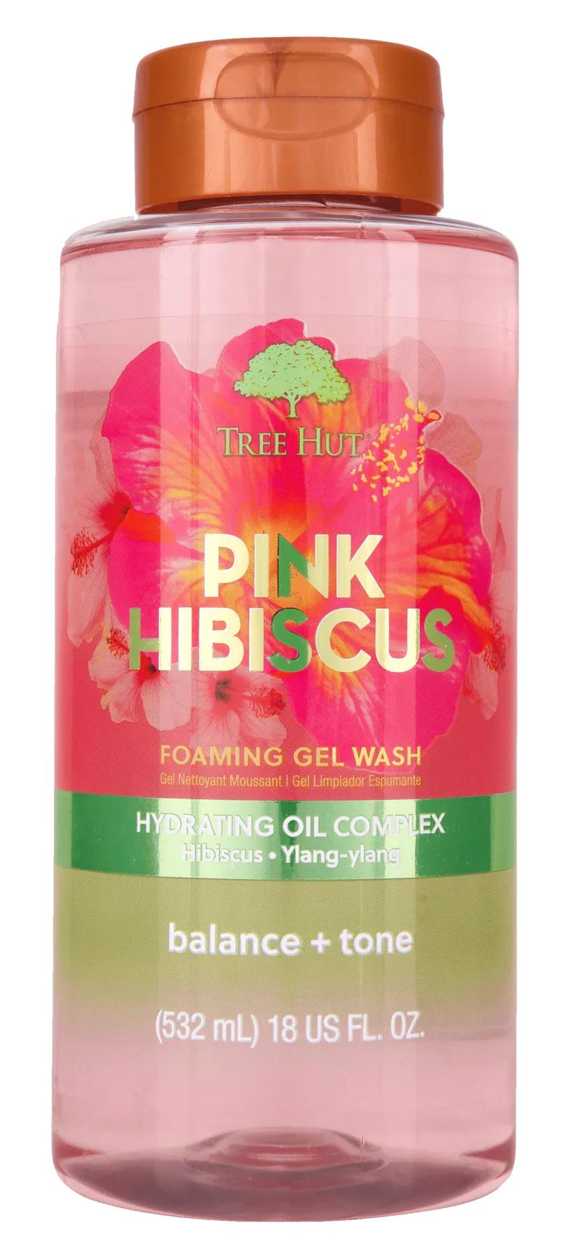 Гель для душа Tree Hut Pink Hibiscus Foaming Gel Wash 532 мл