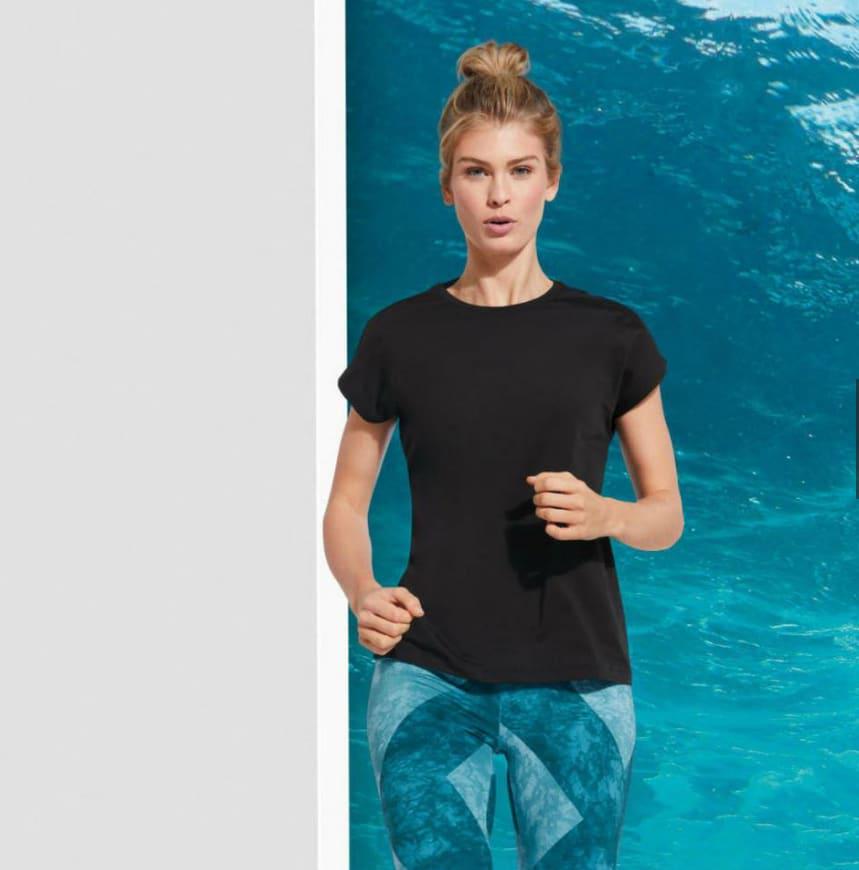 Футболка женская Crivit 371123х10 M Черный (26891676)