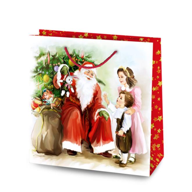 Пакет подарочный новогодний Flora микс 16х7,5х16 см 10 шт. (8465) - фото 4 Пакет подарочный новогодний Flora микс 16х7,5х16 см 10 шт. (8465) - фото 4