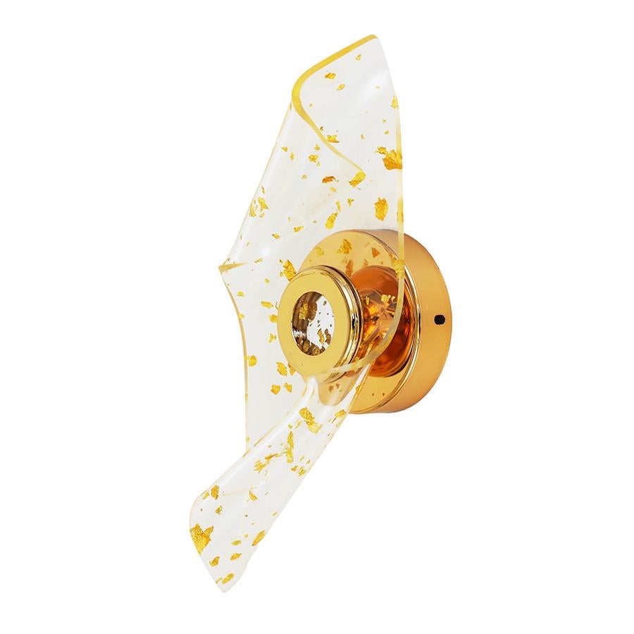 Бра LED 796W6392 1 GD 4W Золотой/Прозрачный