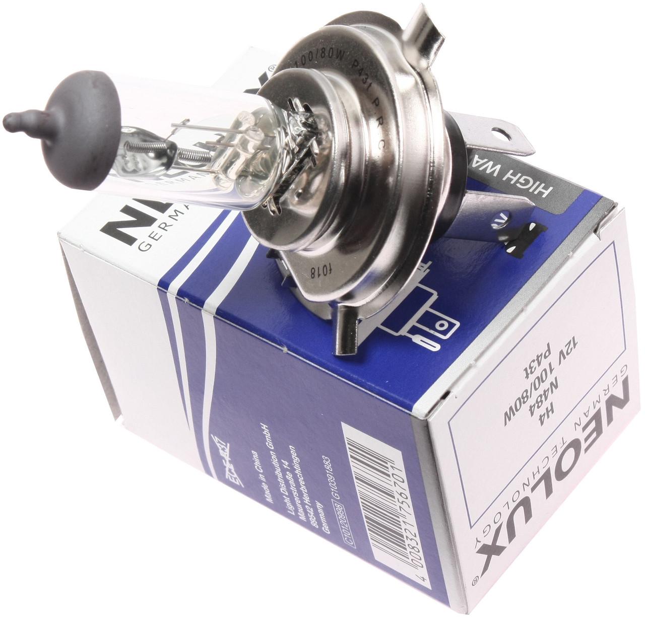 Автолампа H4 Power Light 12V 100/90W P43t (N484)