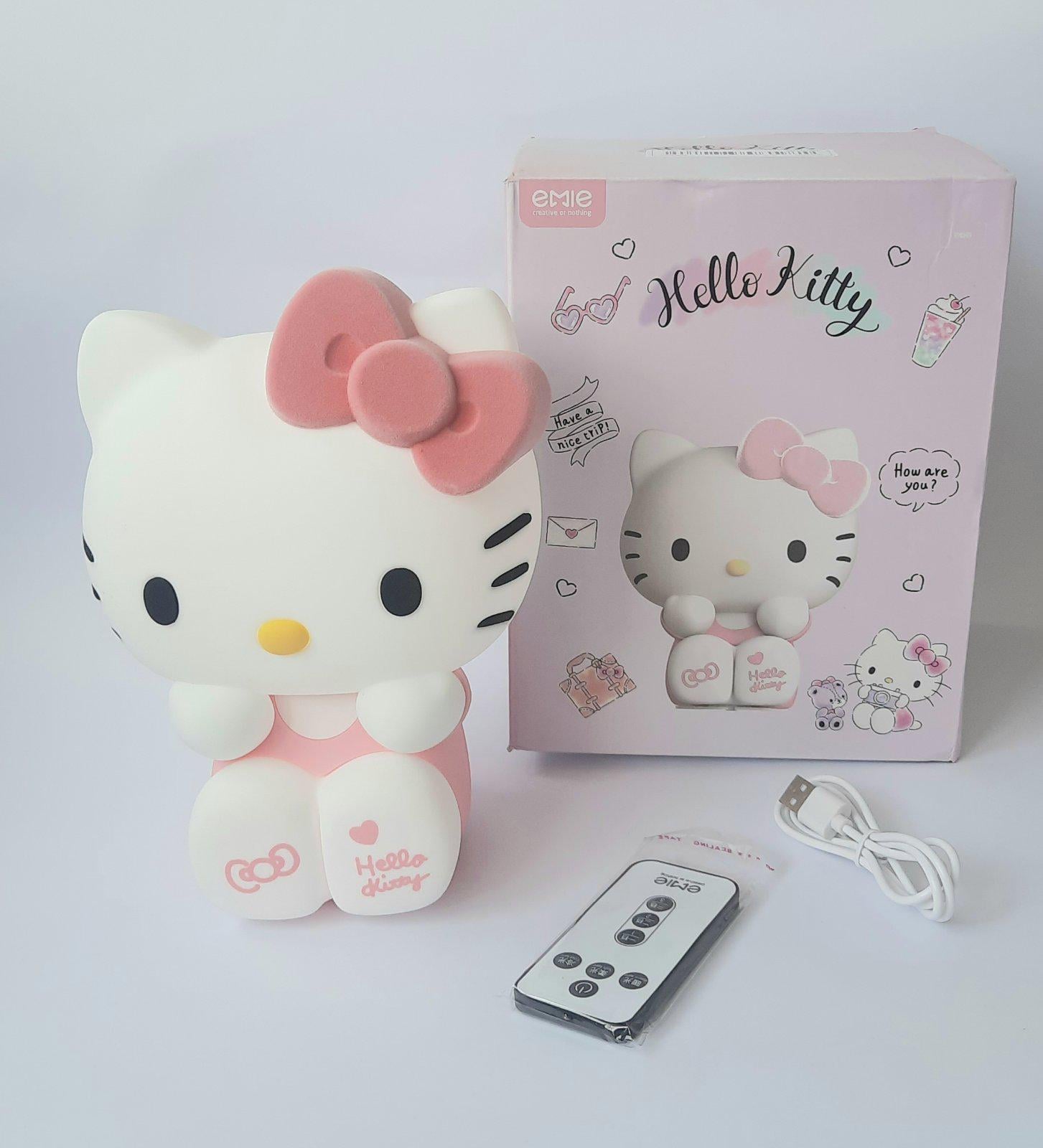 ᐉ Ночник силиконовый Hello Kitty с пультом (TR-1) • Купить в